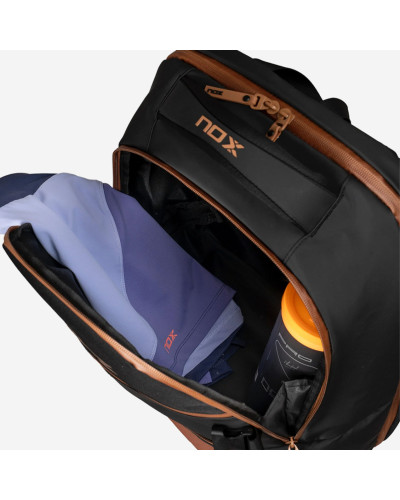 Рюкзак для паделу Nox Luxury Open Series Backpack Black/Brown