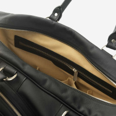 Сумка для паделу Cork Padel Vintage leather Bag Black/Silver