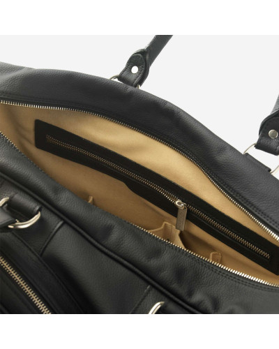 Сумка для паделу Cork Padel Vintage leather Bag Black/Silver