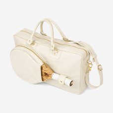 Сумка для паделу Cork Padel Vintage leather Bag White/Gold