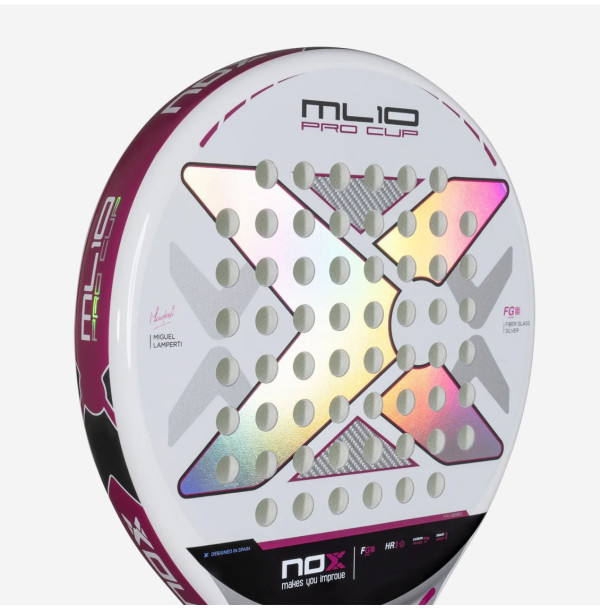 Ракетка для падела Nox ML10 Pro Cup Silver by Miguel Lamperti 2025