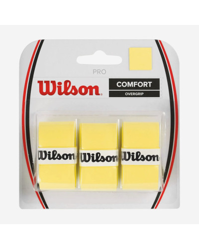 Намотки Wilson Pro Overgrip Yellow 3psc WRZ4014YE