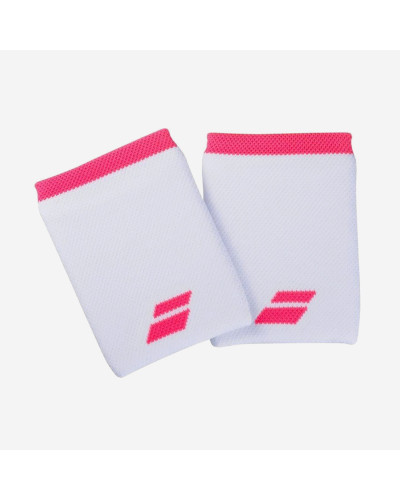 Напульсники Babolat Logo Jumbo Wristband White/Carrot 5US18262