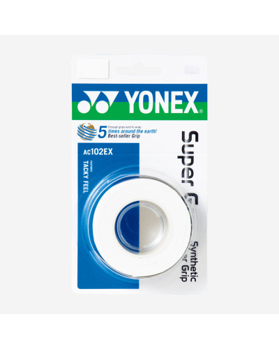 Намотки Yonex AC102-3 Super Grap White 3pcs