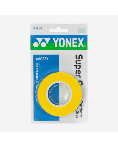 Намотки Yonex AC102-3 Super Grap Yellow 3pcs