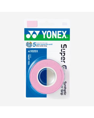 Намотки Yonex AC102-3 Super Grap French Pink 3pcs