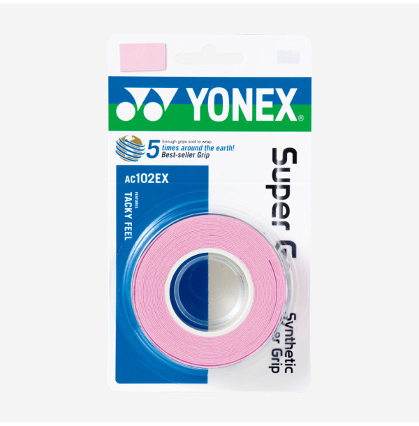 Намотки Yonex AC102-3 Super Grap French Pink 3pcs