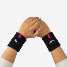 Напульсники для паделу Cork Padel Sport Wristband Black/Pink