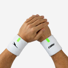 Напульсники для паделу Cork Padel Sport Wristband White/Green