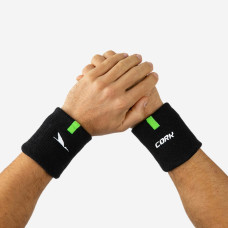 Напульсники для паделу Cork Padel Sport Wristband Black/Green