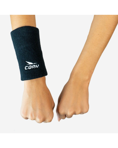 Напульсники для паделу Cork Padel Wristband Black
