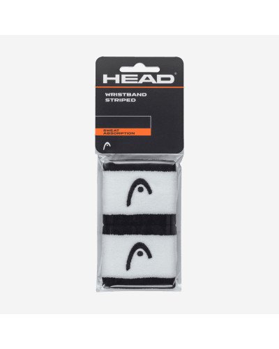 Напульсники Head Wristband striped 2.5 BKWH 285865